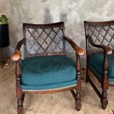 Paire de fauteuils anciens