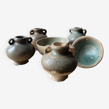 Ensemble de céramique antique céladon