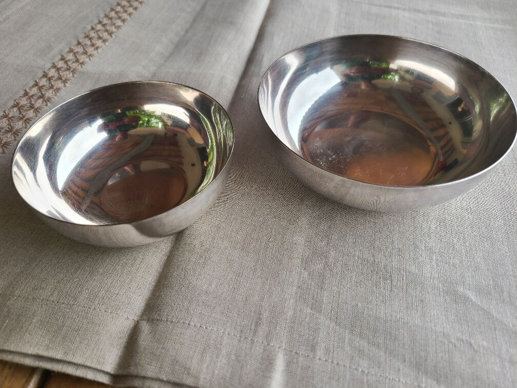 Gallia christofle silver metal bowls