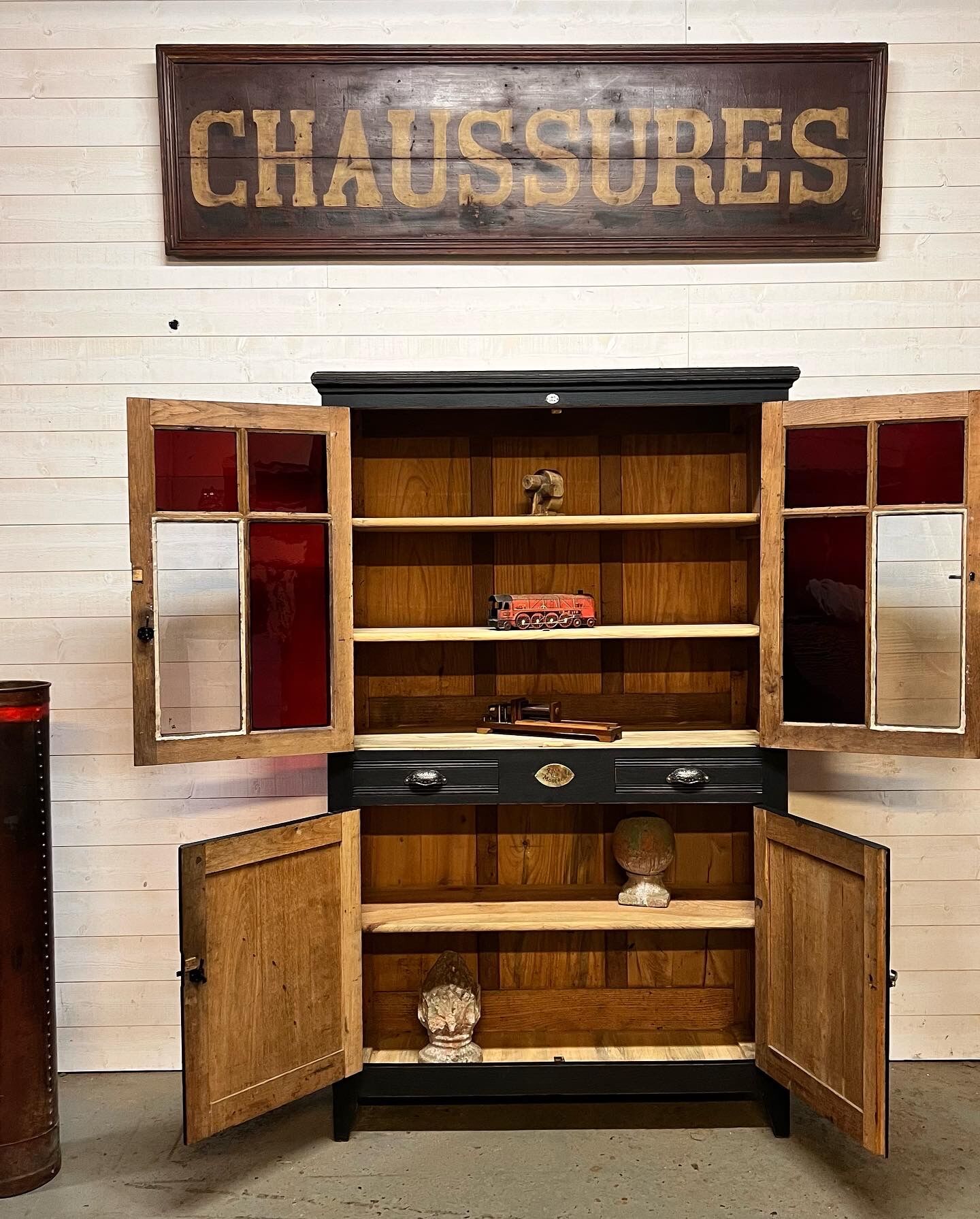 Furniture of trade Solognot commercial buffet in chestnut