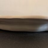 Polychrome earthenware dish signed large model
