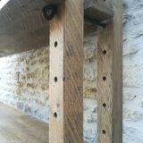 Brutalist oak buffet