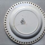 Assiette à gâteau en Luneville