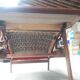Red deckchair