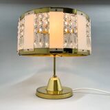 Lampe de table en laiton de la verrerie Novy Bydzov, Tchécoslovaquie, 1970