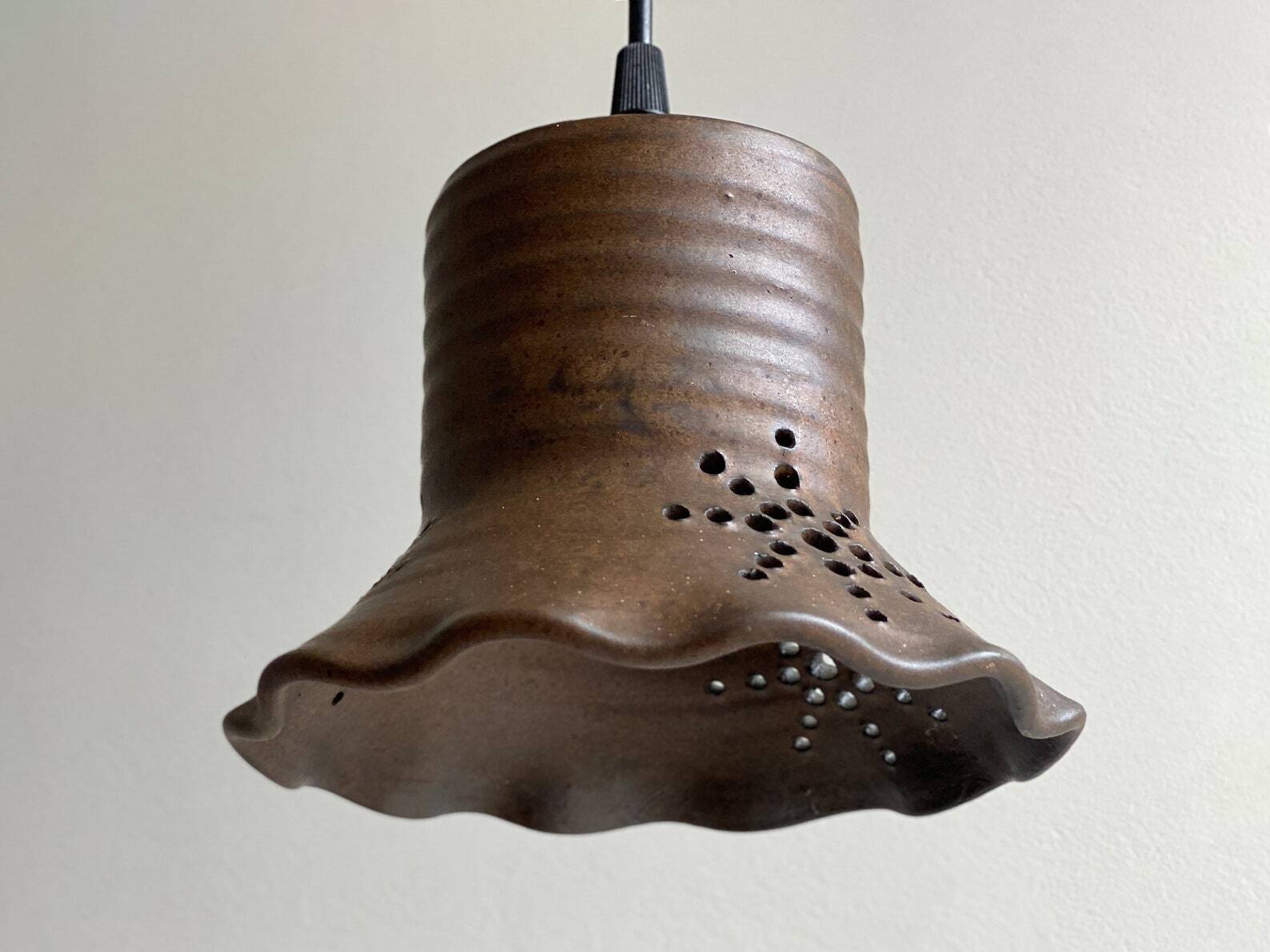 Dutch ceramic vintage Jan de Graaf hanging lamp