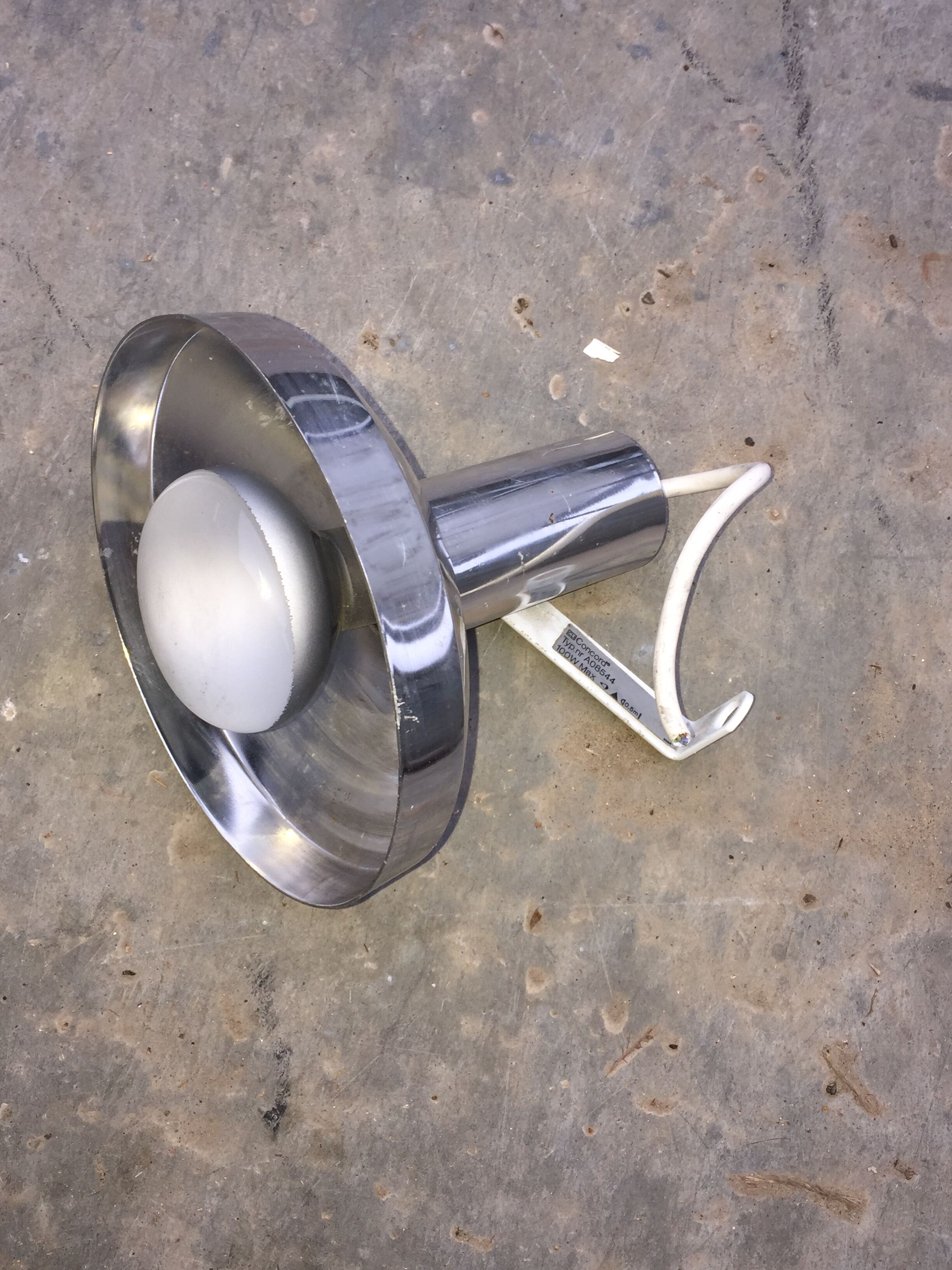 Lot of ten wall sconces Concord international 1970