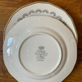 5 assiettes a dessert longwy "chypre"