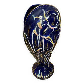 Vase ancien années 60, 70', forme coquillages, " alamar ", marseille