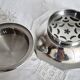 Vintage Coquillor butter dish in stainless steel