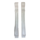 Paire de boiseries patinées blanc