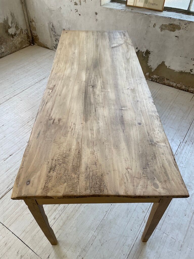 Oak and pine farm table 2m