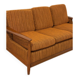 Scandinavian convertible sofa in teak by Grete Jalk, 1960s.