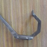 Aluminium patère
