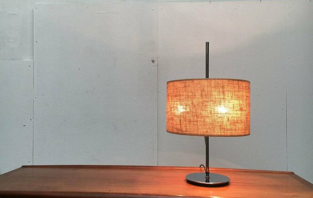 German table lamp from the mid-century space age by Staff Leuchten, 1960s.
