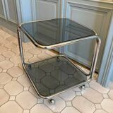 Table basse à double niveau des années 1970