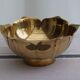 Golden standing cup