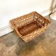 Wicker basket and braided rattan 66 x 47 cm