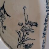 Ravier antique "Marguerite" Luneville faience XIXth