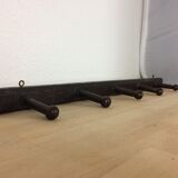 5-ball wooden wall coat holder