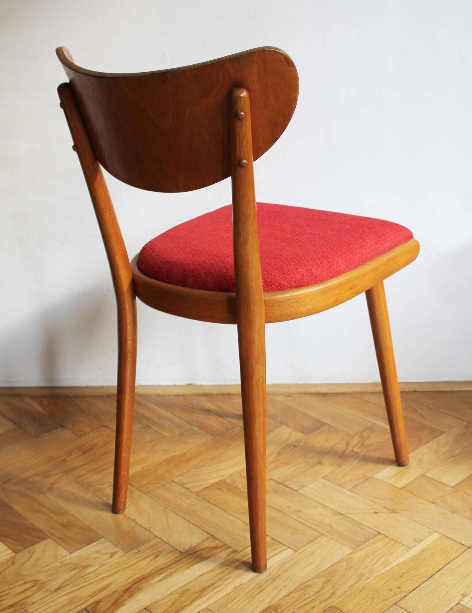 Set of Four 1950's Dining Chairs by Thonet