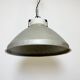 Grey metal industrial factory hanging lamp, 1960s