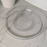Glass serving dish
