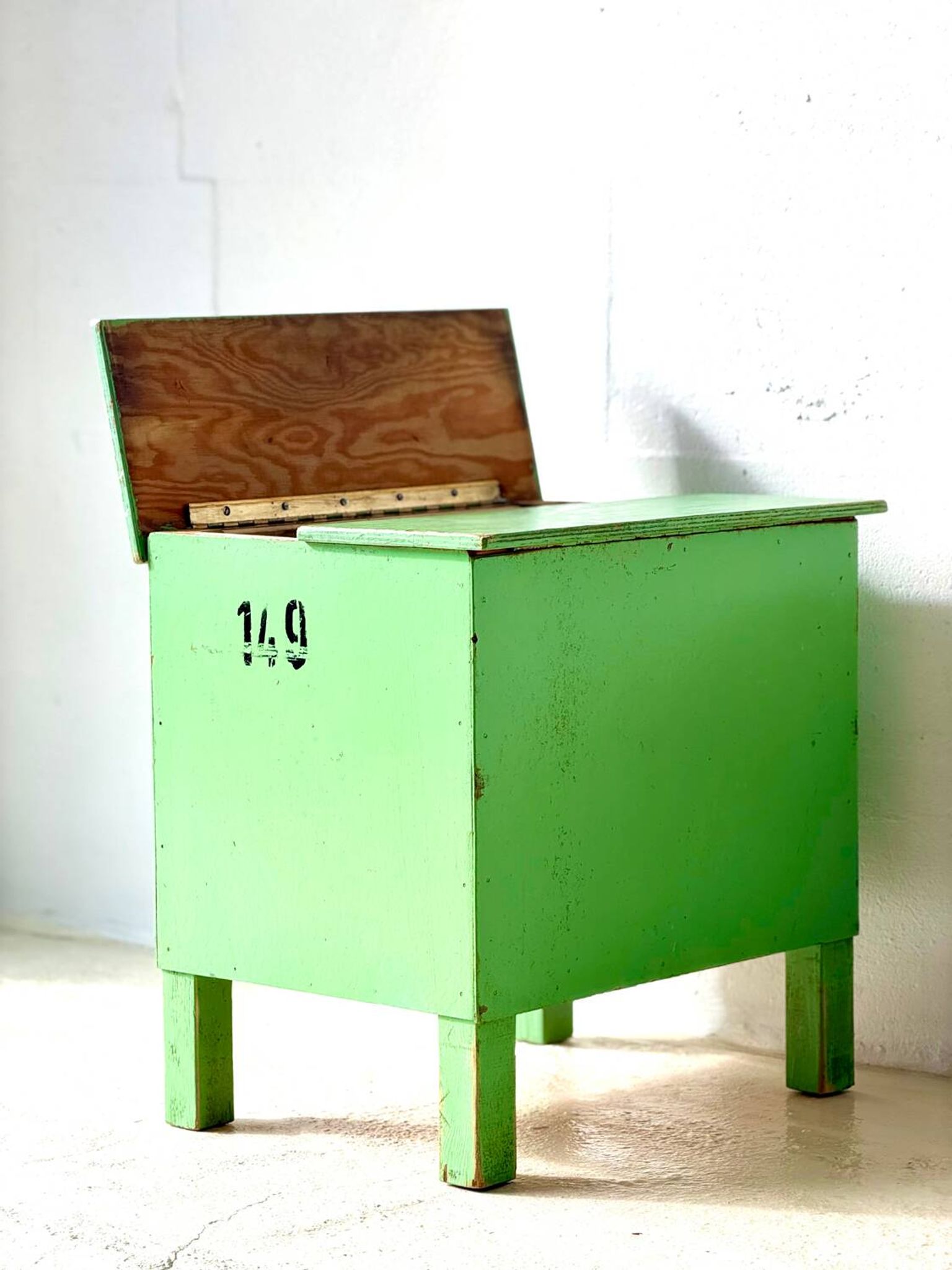 Table industrielle vintage, années 1960