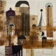 Modern composition drawing 1970 by François de Chabot