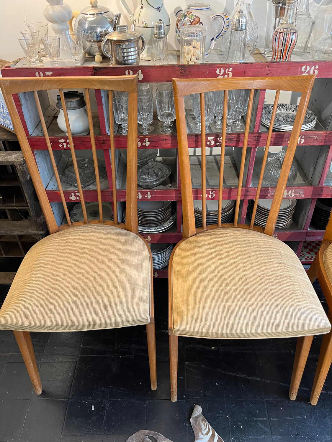 Set of 4 chairs 1950