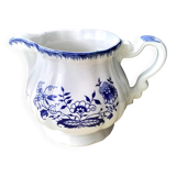 Milk jug, earthenware pitcher from Sarreguemines, Lancaster model.