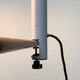 Periscopio clamp table lamp from the Italian space age mid-century by Danilo & Corrado Aroldi for Stilnovo, 1960s.