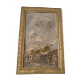 ancient oil on canvas by Perrier