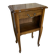 Antique nightstand louis xv style wood drawer + vintage case #e2