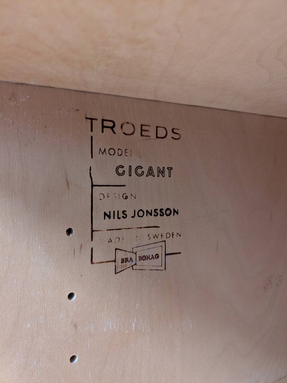 Scandinavian enfilade by Nils Johnson in teak