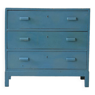 Commode scandinave bleue