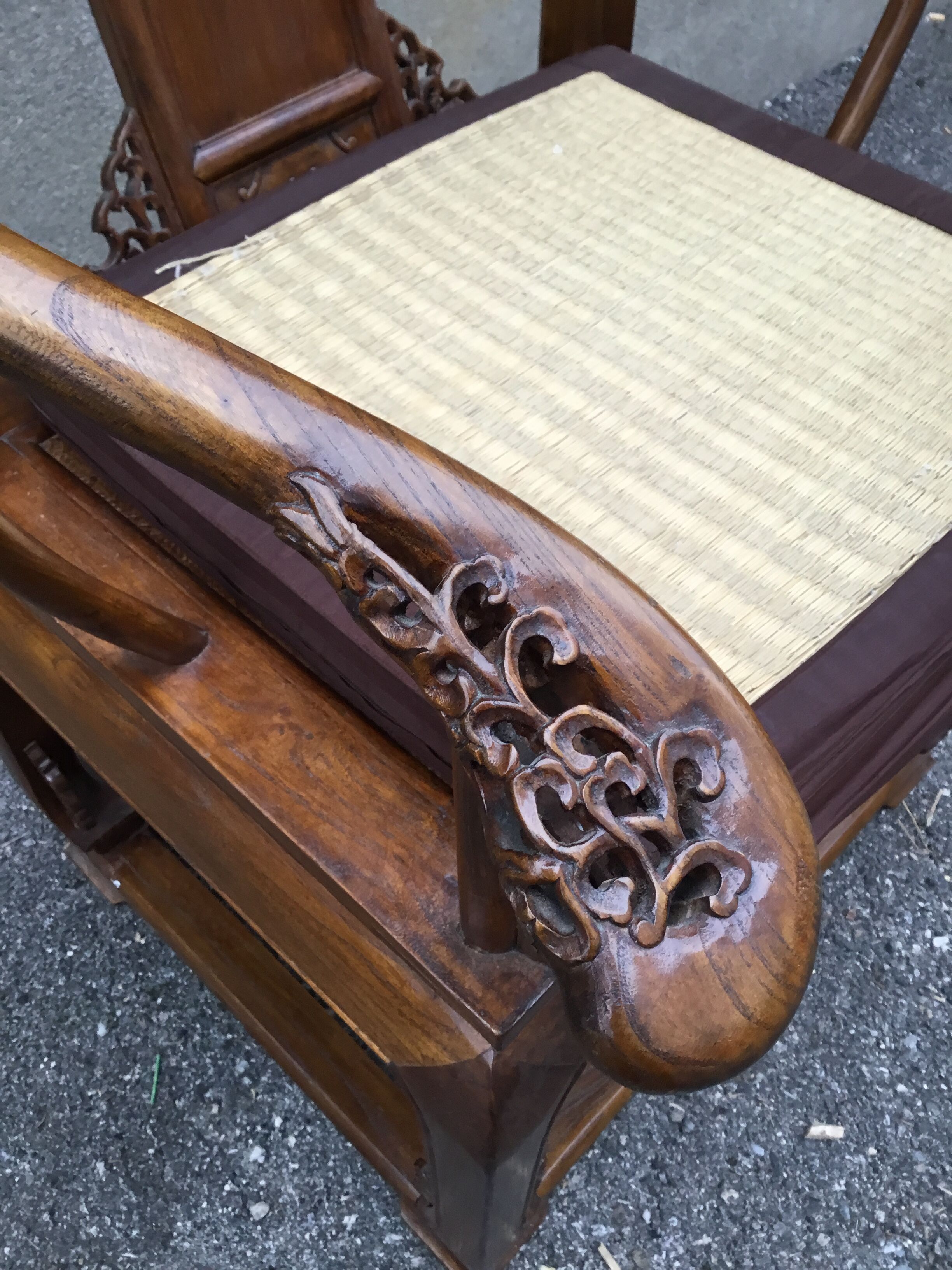 Chinese horseshoe armchair