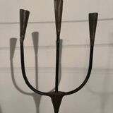 Wrought iron candlestick stand