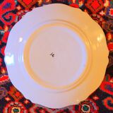 Vintage earthenware plate Asia China decor