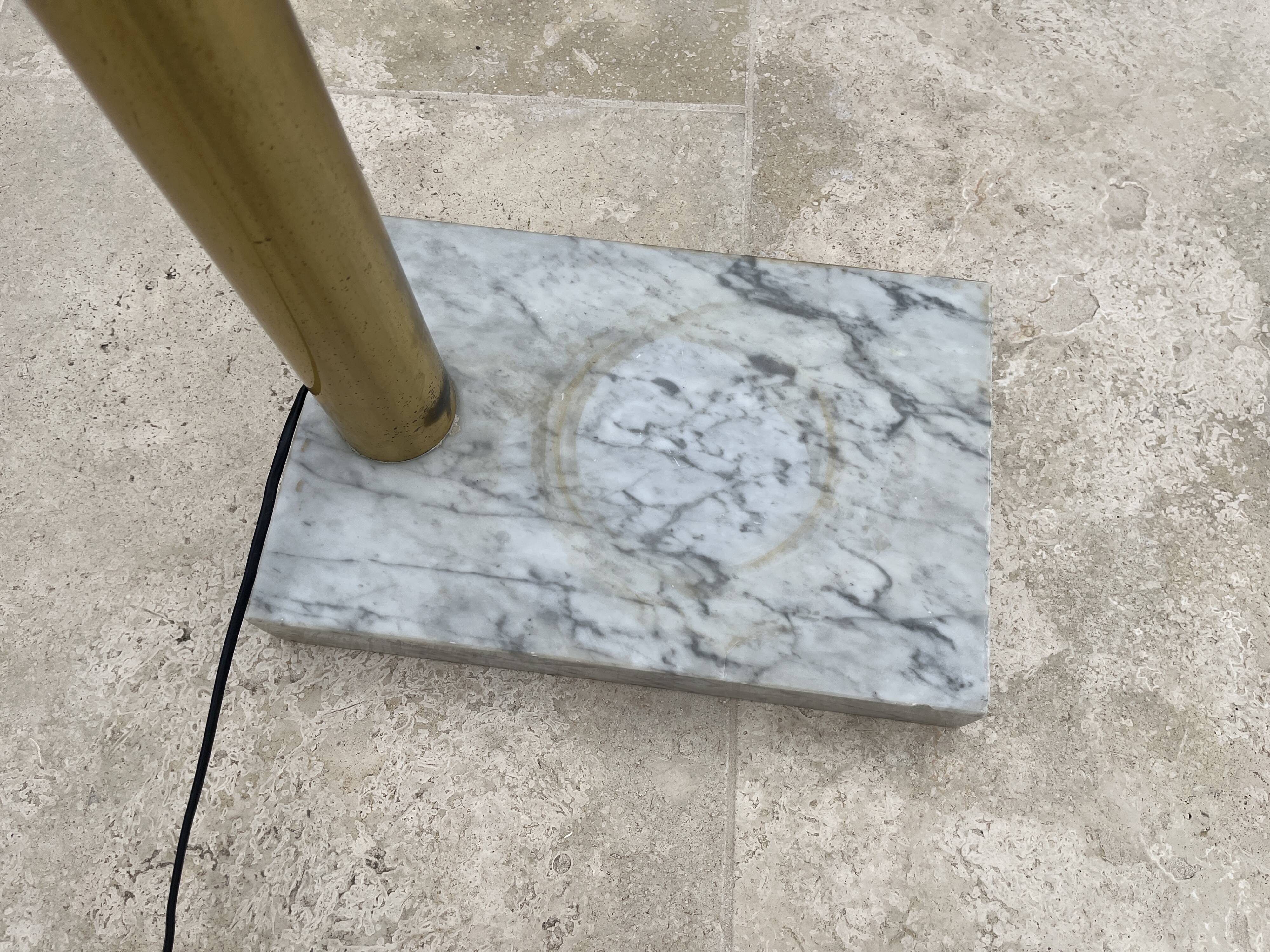 5-light gold floor lamp, 70s design