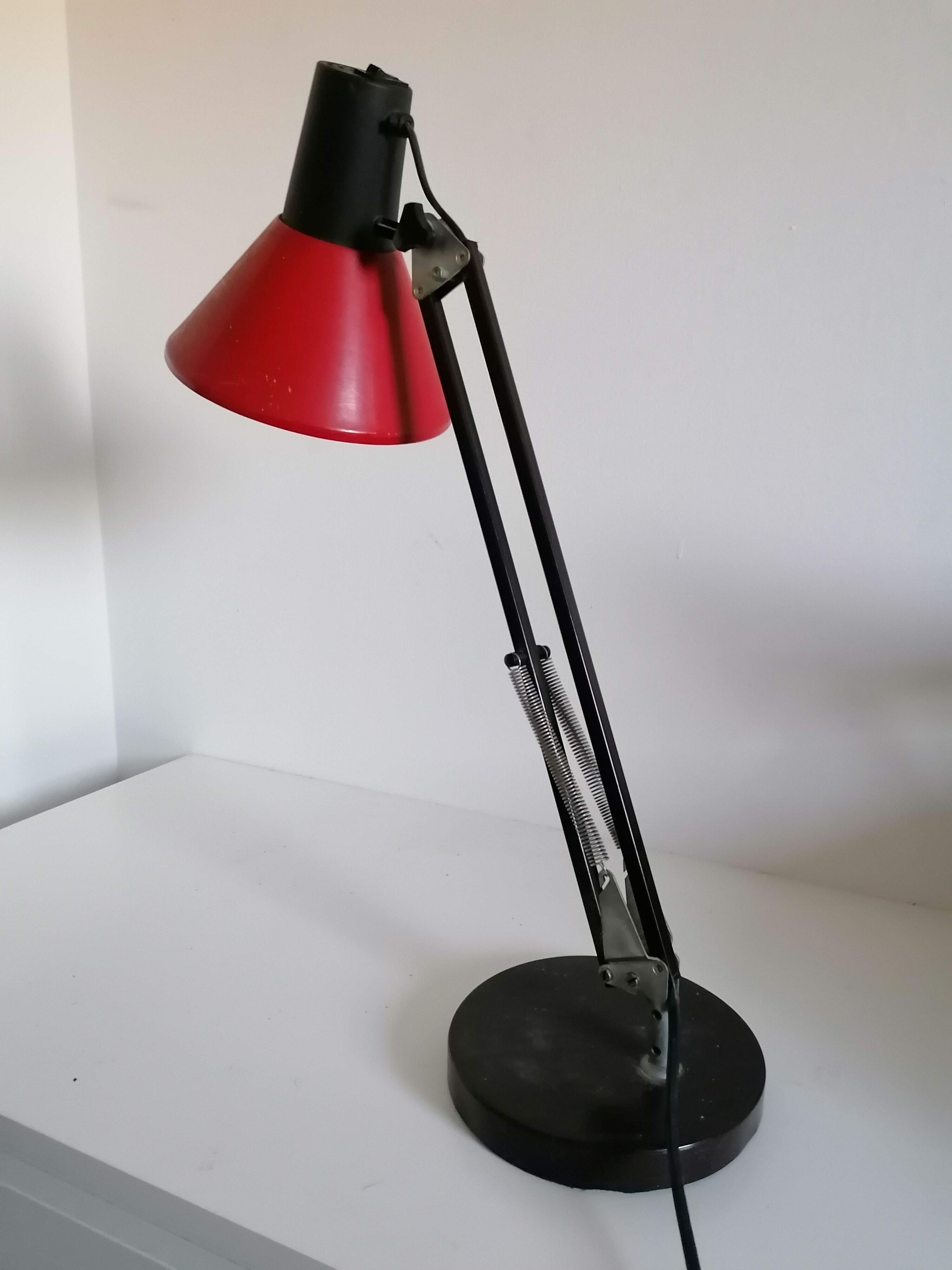 Desk lamp articulated workshop vintage 60 70