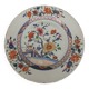 Flat plate in Imari porcelain Japan 19th century floral decoration