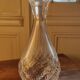 Carved crystal decanter 19th century