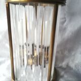 Bronze and crystal lantern