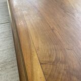 Solid walnut farmhouse castle table 1900 XXL