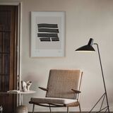 Abstract lines giclee print, 50x70cm