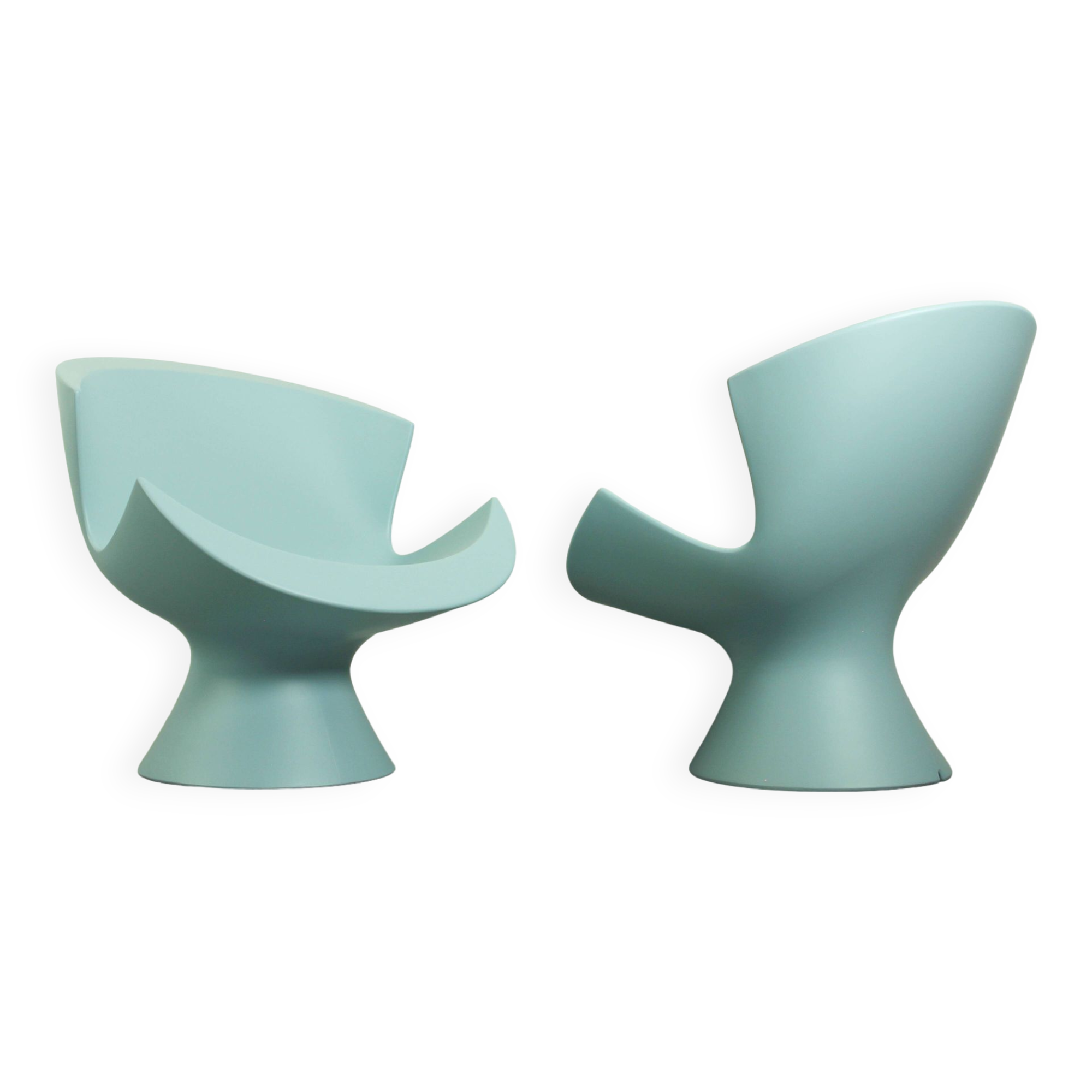 Set of 2 Karim Rashid Kite Lounge Chairs for Label, 2004
