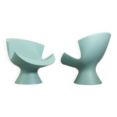 Set of 2 Karim Rashid Kite Lounge Chairs for Label, 2004