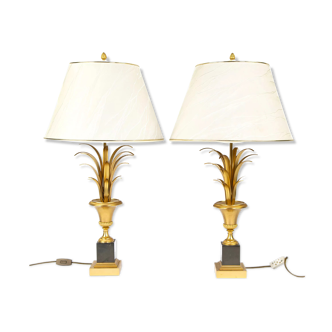 Brass pineapple lamps