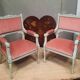 Pair of Louis XVI style armchairs